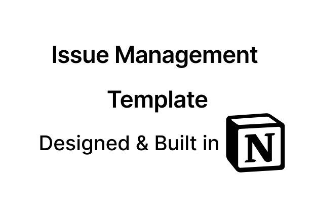 Issue Management Template