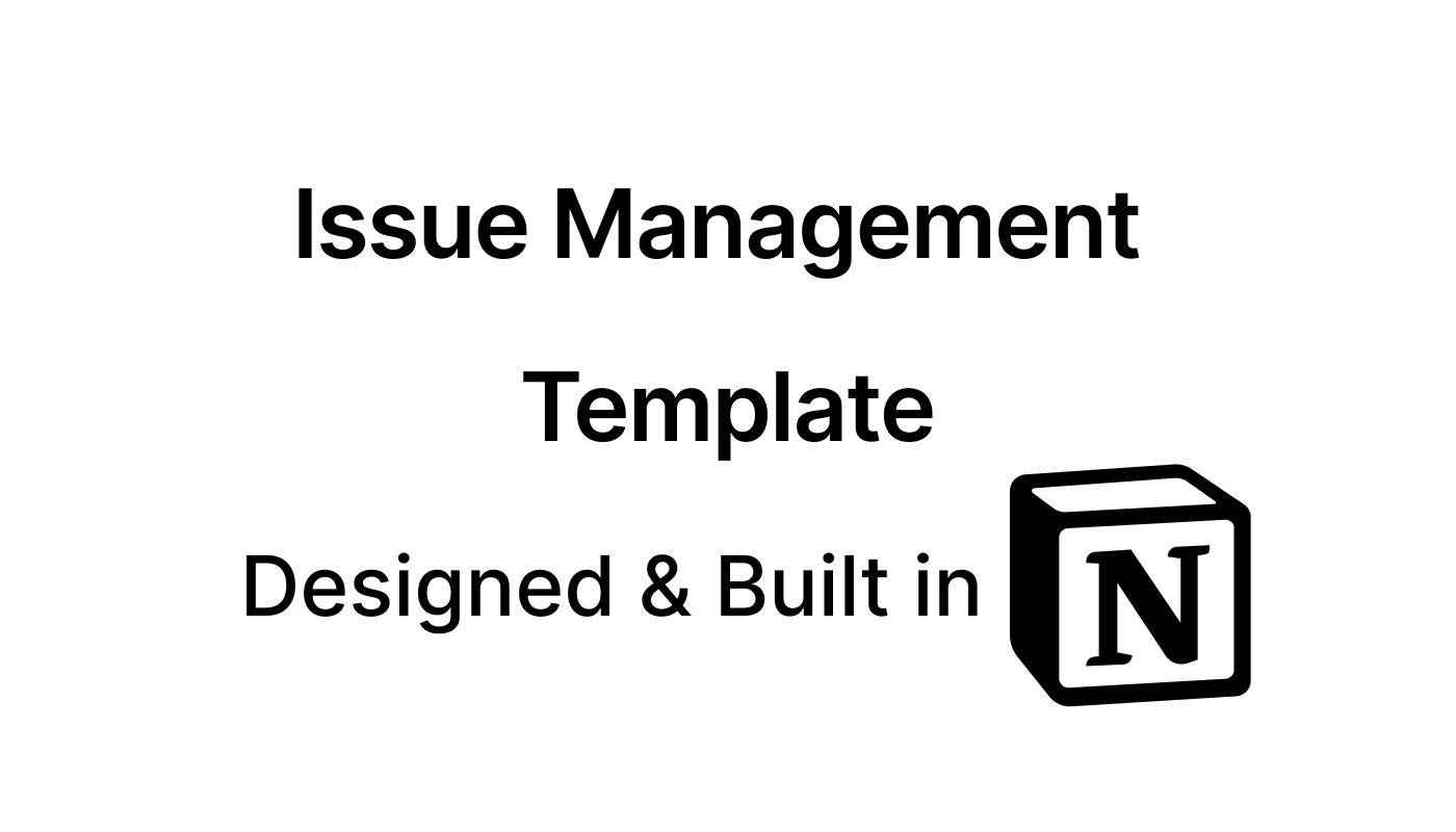 Issue Management Template