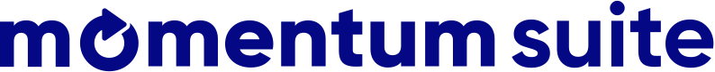 momentum suite logo blue